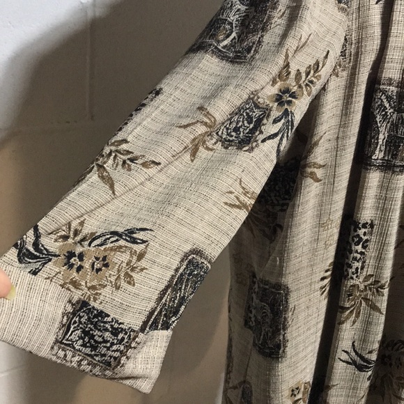 Liz Baker Animal Design 1pc Cardigan/Top - Picture 5 of 8